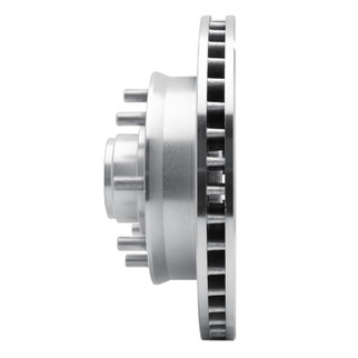 R1 92-02 Chevrolet Suburban 2500 Front Left Drilled & Slotted Silver Brake Rotor