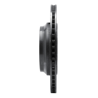 R1 07-17 Lexus LS460 Left Rear Drilled & Slotted Black Brake Rotor