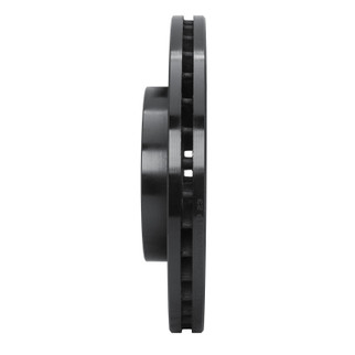 R1 92-98 Lexus SC300 Front Right Drilled & Slotted Black Brake Rotor