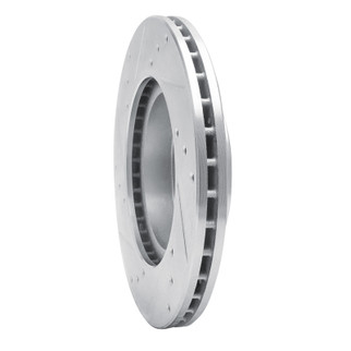 R1 93-02 Chevrolet Prizm Front Right Drilled & Slotted Silver Brake Rotor
