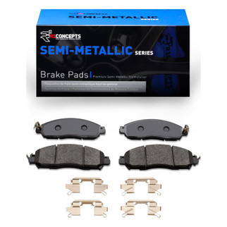 R1 16-22 Nissan NP300 Frontier (Mexico) Front Semi Met Pads & Hardware Kit