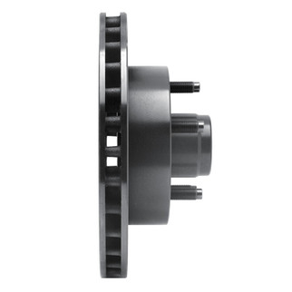 R1 95-97 Ford Ranger (USA/Canada) Front Right Drilled & Slotted Black Brake Rotor
