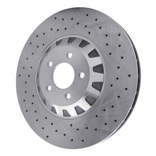 DFC 16-18 Ford Mustang Left Front Drilled Brake Rotor