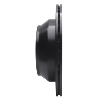 R1 02-09 Buick Rainier Rear Right Drilled & Slotted Black Brake Rotor
