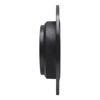 R1 91-99 Acura RL Rear Right Drilled & Slotted Black Brake Rotor