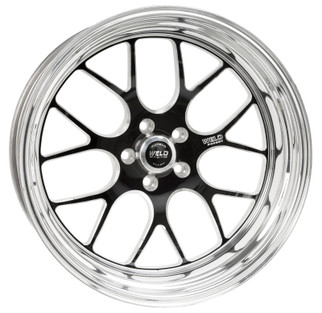 Weld S77 20x10 / 5x120 BP / 6.3in. BS Black Wheel (High Pad) - Non-Beadlock