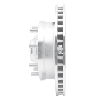 R1 71-95 Chevrolet G30 Front Right Drilled & Slotted Silver Brake Rotor