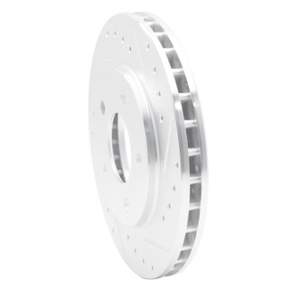 R1 88-96 Buick Regal Front Right Drilled & Slotted Silver Brake Rotor