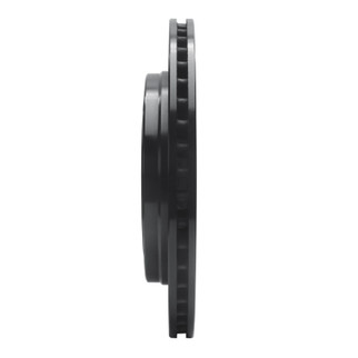 R1 13-19 Cadillac ATS Rear Right Drilled & Slotted Black Brake Rotor