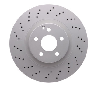 DFC 07-13 Mercedes-Benz CL550 Front Drilled Hi-Carbon Alloy Geomet Coated Rotor