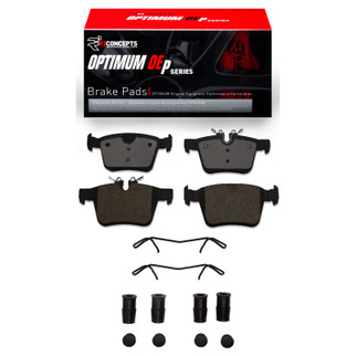 R1 2015-2025 Jaguar F-Pace Rear R1 Optimum OE Pads & Hardware Kit