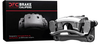 DFC 17-23 BMW 640i Rear-L Premium Caliper - Silver Zinc Coated