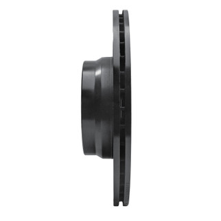 R1 12-18 BMW 228I Front Left Drilled & Slotted Black Brake Rotor