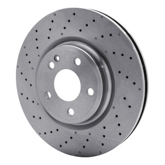 DFC 14-20 Infiniti QX30 Front Drilled Brake Rotor