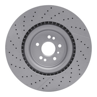 DFC 12-19 Mercedes-Benz GLE63 AMG Front Drilled GeoSPEC Coated Rotor and Slotted
