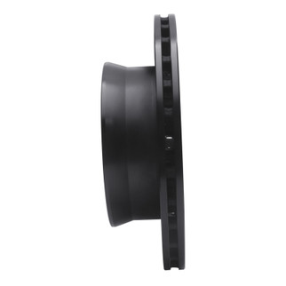 R1 02-06 Dodge Sprinter 2500 Front Right Drilled & Slotted Black Brake Rotor