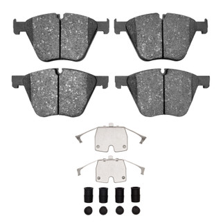 DFC 10-19 BMW 760Li Front 5000 Advanced Low Metallic Brake Pads and Hardware Kit