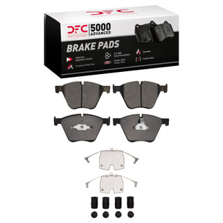 DFC 10-19 BMW 760Li Front 5000 Advanced Low Metallic Brake Pads and Hardware Kit