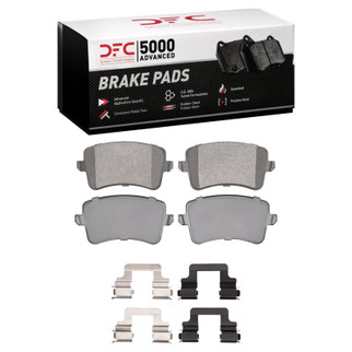DFC 08-17 Audi SQ5 Rear 5000 Advanced Low Metallic Brake Pads and Hardware Kit