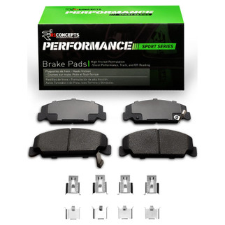 R1 84-00 Honda Accord Coupe Front Performance Sport Pads & Hardware Kit