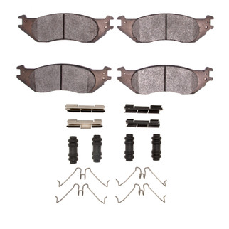 R1 04-06 Ford E-150 Front Semi Met Pads & Hardware Kit
