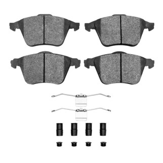 R1 08-11 Saab 9-3 Front Semi Met Pads & Hardware Kit