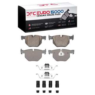 DFC 07-19 BMW X5 Rear Euro 5000 Ceramic Brake Pads and Hardware Kit