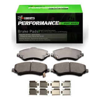 R1 2007-2018 Chrysler Town & Country Front R1 Performance Sport Pads & Hardware Kit