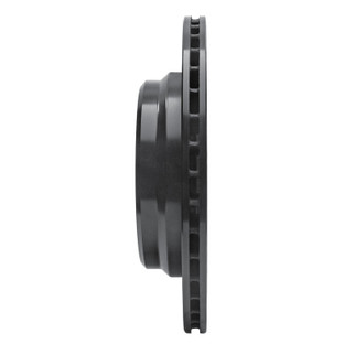 R1 96-03 BMW 540I Rear Right Drilled & Slotted Black Brake Rotor