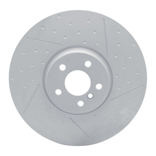 DFC 20-25 BMW M340iX Right Front Hi-Carbon Alloy Geomet Coated Rotor - Dimpled and Slotted