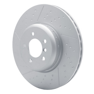 DFC 13-20 BMW 435i Front Hi-Carbon Alloy Geomet Coated Rotor - Dimpled and Slotted