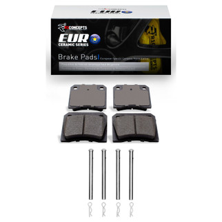 R1 1968-1983 DeLorean DMC 12 Rear R1 Euro Ceramic Pads & Hardware Kit