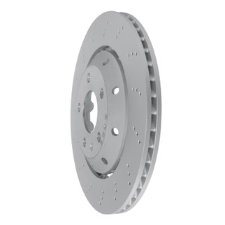 DFC 07-08 Audi RS4 Left Rear Drilled Hi-Carbon Alloy Geomet Coated Rotor