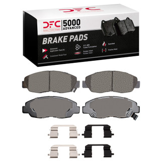 DFC 98-02 Honda Accord Sedan Front 5000 Advanced Ceramic Brake Pads and Hardware Kit