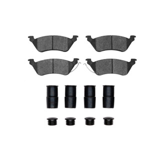 DFC 01-07 Chrysler Town & Country Rear 5000 Advanced Semi Metallic Brake Pads and Hardware Kit