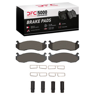 DFC 96-06 Hummer H1 Front 5000 Advanced Semi Metallic Brake Pads and Hardware Kit