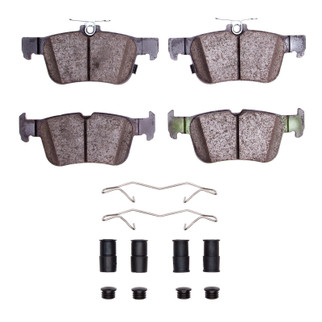 DFC 19-24 Ford Edge Rear 5000 Advanced Low Metallic Brake Pads and Hardware Kit