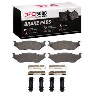 DFC 99-10 Coachmen Mirada Front/Rear 5000 Advanced Semi Metallic Brake Pads and Hardware Kit