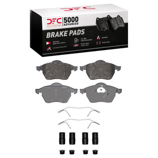 DFC 96-99 Volkswagen Passat (USA/Canada) Front 5000 Advanced Low Metallic Brake Pads & Hardware Kit