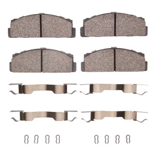 DFC 68-92 Fiat Strada Front 5000 Advanced Semi Metallic Brake Pads and Hardware Kit