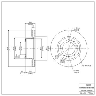 DFC 89-97 Porsche 911 Front Brake Rotor