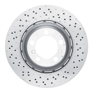 DFC 13-19 Porsche 911 Right Rear Drilled Hi-Carbon Alloy Geomet Coated Rotor