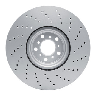 DFC 15-19 BMW X6 Left Front Drilled GeoSPEC Coated Rotor