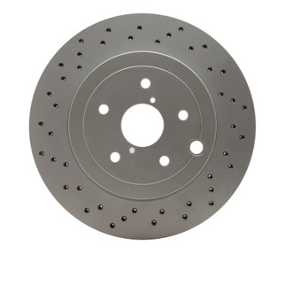 DFC 18-25 Subaru WRX Rear Drilled GeoSPEC Coated Rotor