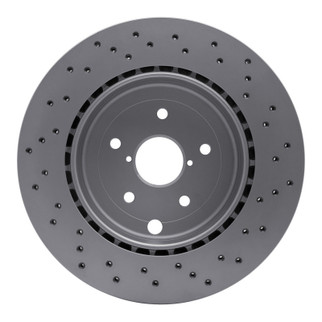 DFC 18-25 Subaru WRX Rear Drilled GeoSPEC Coated Rotor