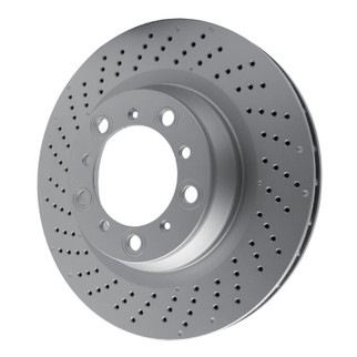 DFC 16-23 Porsche Boxster Left Rear Drilled GeoSPEC Coated Rotor