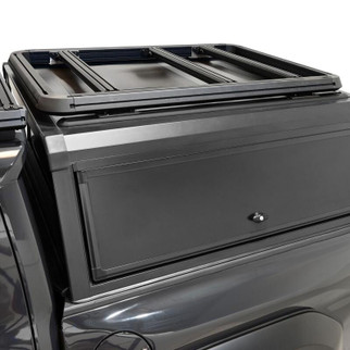 Westin EXP Roof Rack for Mid Size EXP Truck Cap (RACK ONLY - NO CAP) 45x55in. - Tex. Blk