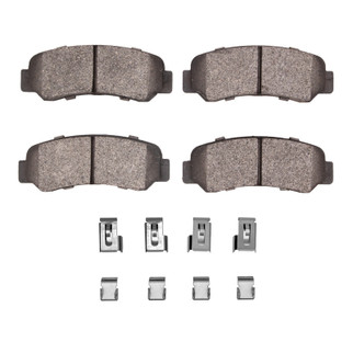 DFC 76-80 Plymouth Arrow Rear 5000 Advanced Semi Metallic Brake Pads and Hardware Kit