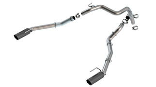 Borla 24-25 Ford Ranger Raptor 2.75in Tail Pipe Kit 4in Tip - Ceramic Black