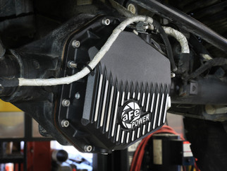 aFe Ford Bronco Raptor 22-25 V6-3.0L POWER Pro Series Rear Differential Cover Black w/ Machined Fins